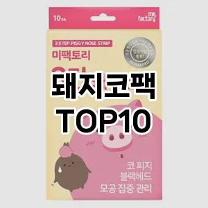 돼지코팩 추천 순위  TOP10 구매가이드 2025년 6월 2주차