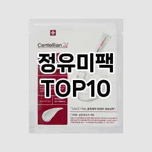 정유미팩 추천 순위  TOP10 구매가이드 2025년 6월 2주차