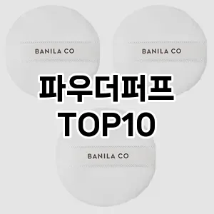 파우더퍼프 추천 순위  TOP10 구매가이드 2025년 7월 3주차